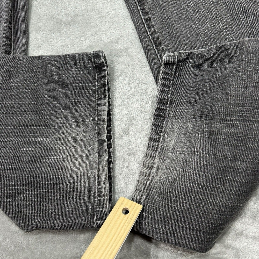 Urban Pipeline Jeans Mens 36x36 Gray Slim Straight Medium Wash Denim Work Logo - Picture 8 of 9